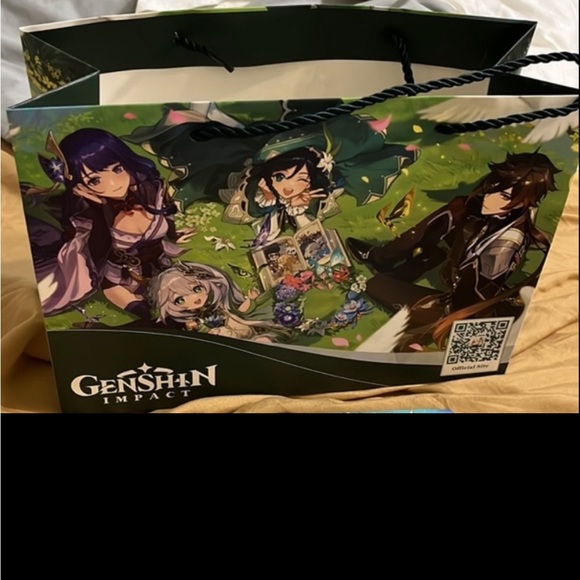 GENSHIN IMPACT Bundle: Limited Edition anime movie poster+ BOTH Tote Bags, Cards - Picture 3 of 14